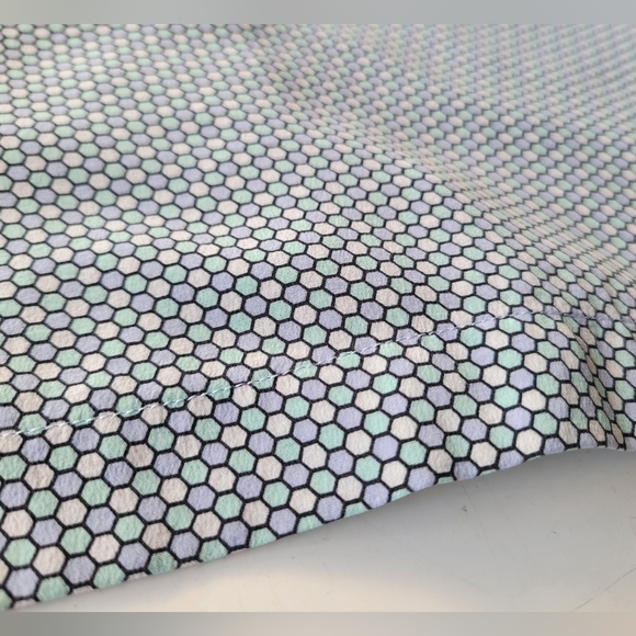 Equipment Femme Silk Printed Blouse Small Blue - Picture 4 of 11